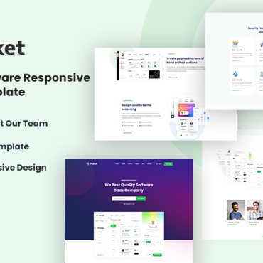 Agency Business Responsive Website Templates 274347