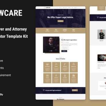 Attorney Barrister Elementor Kits 274354
