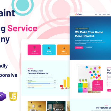 Painting Paint Landing Page Templates 274355