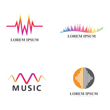 Pulse Wave Logo Templates 274378