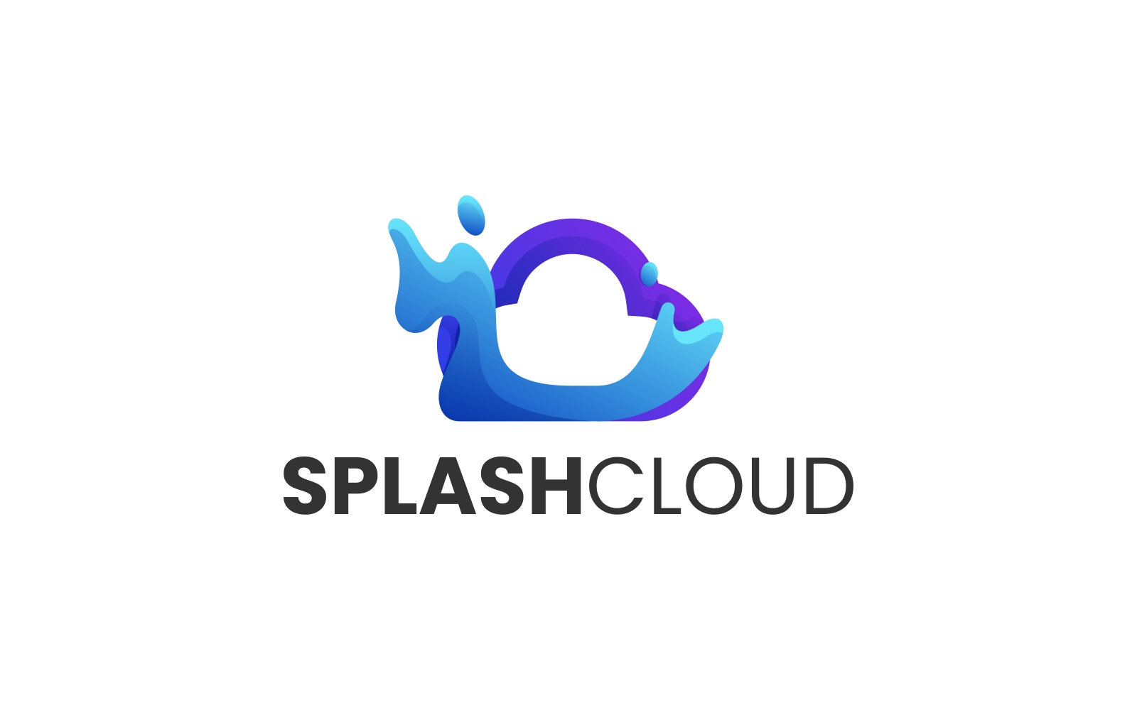 Splash Cloud Gradient Logo