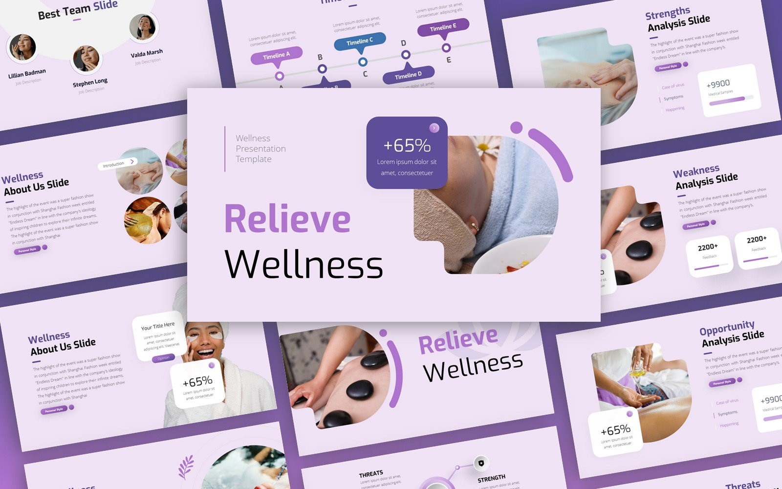 Relieve - Wellness Multipurpose PowerPoint Template