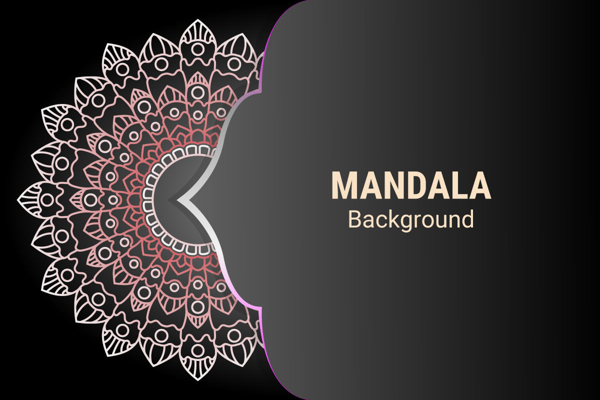 Creative luxury decorative mandala background