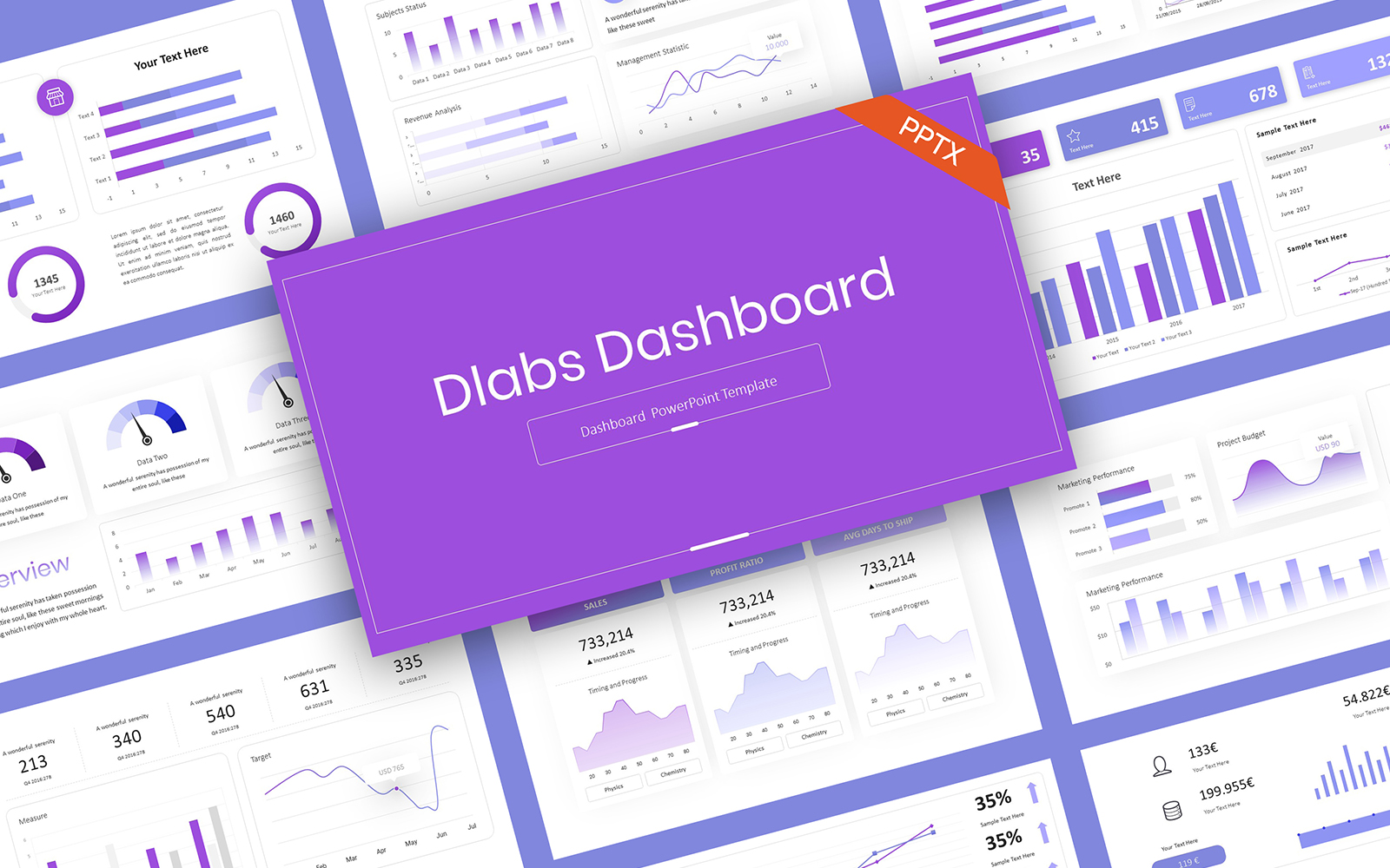 Dlabs Dashboard PowerPoint Template