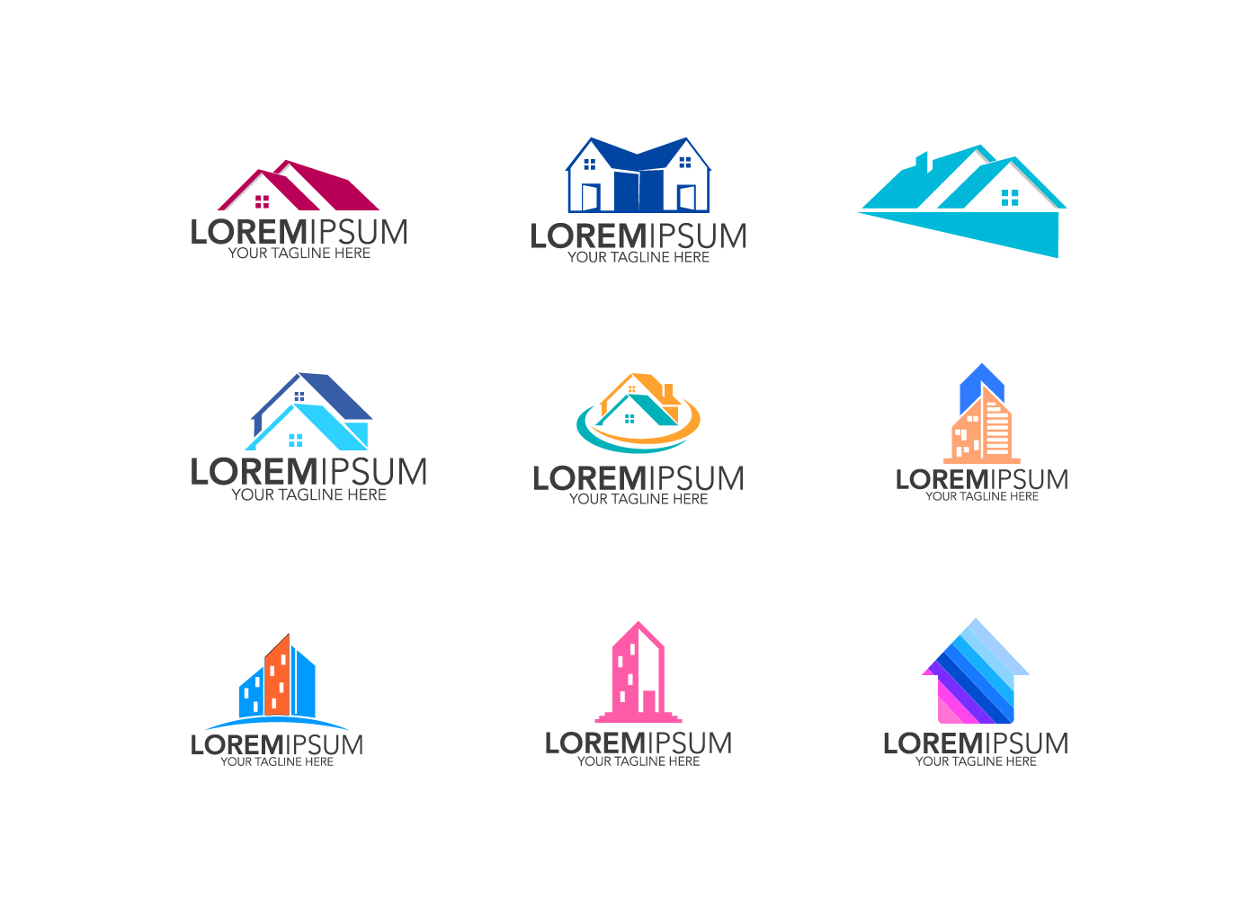 Collection Home Logo template