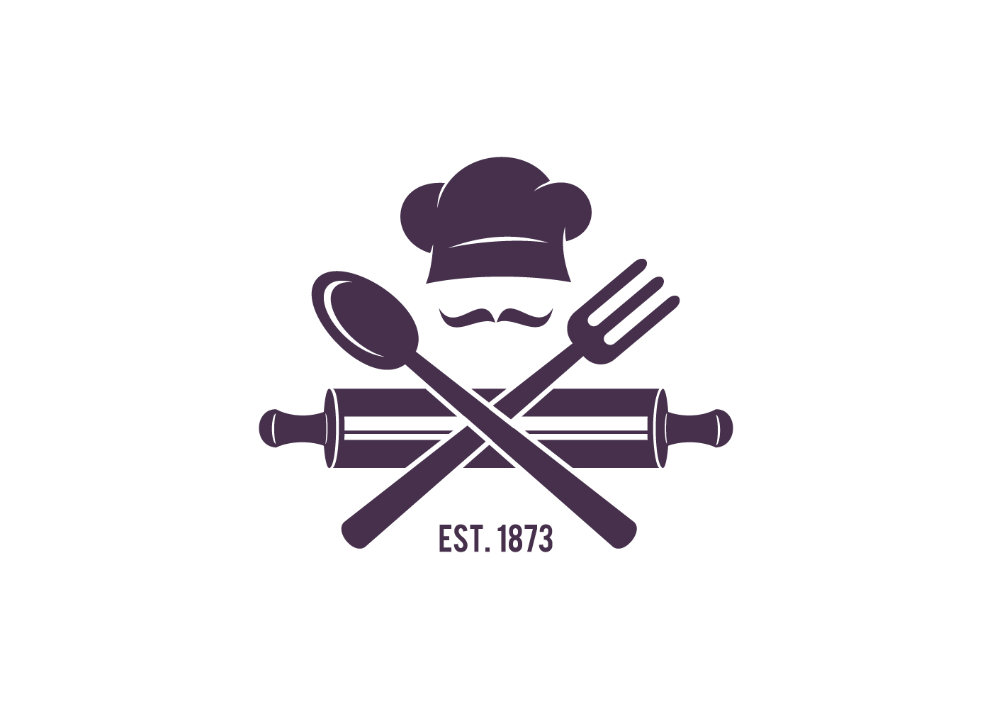 Cartoon Chef Logo Template