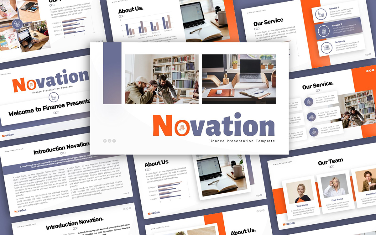 Novation Finance Multipurpose PowerPoint Presentation Template