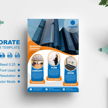 Print Template Corporate Identity 274977