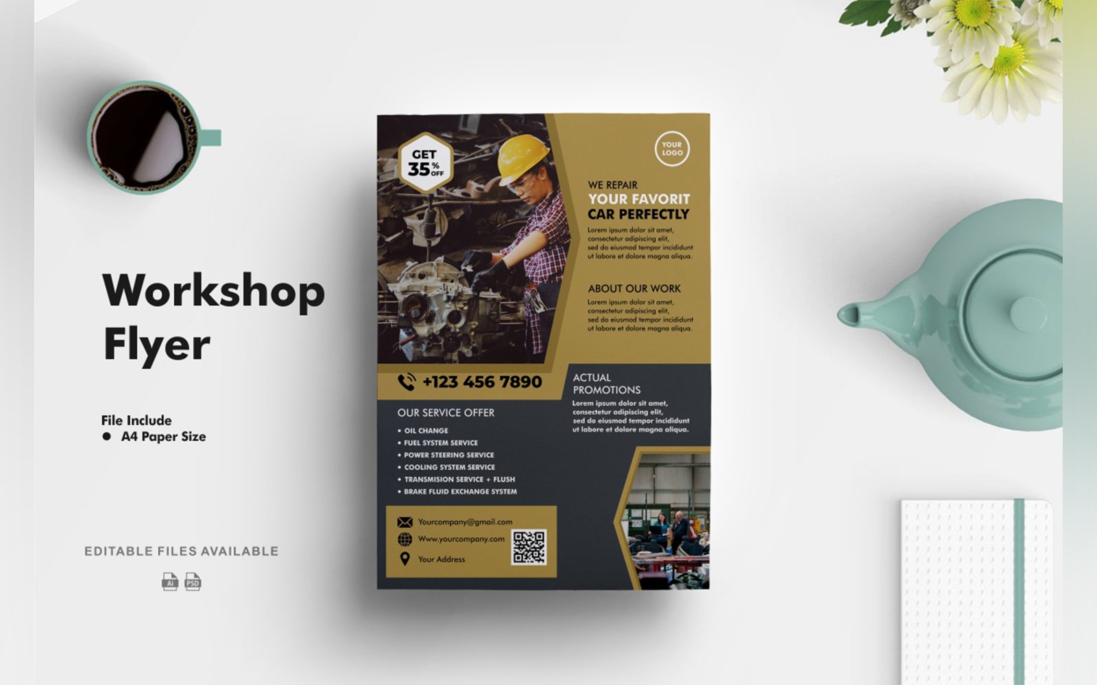 Workshop Flyer Design Template