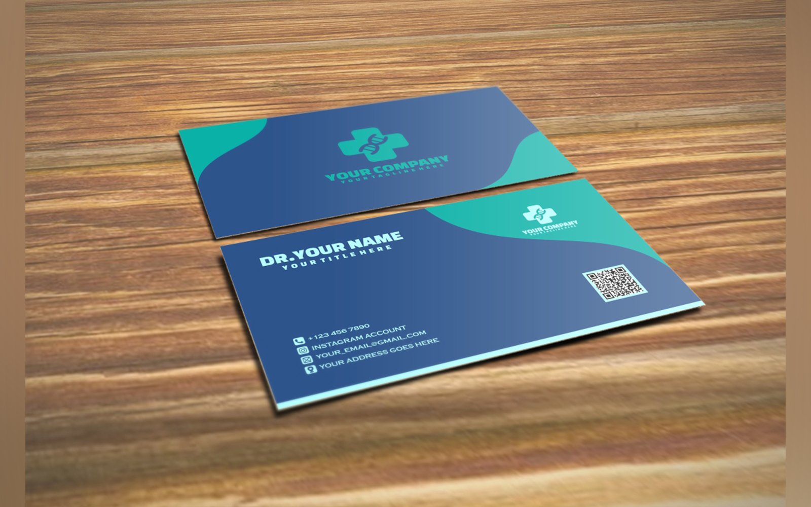 Healthy Business Card Template
