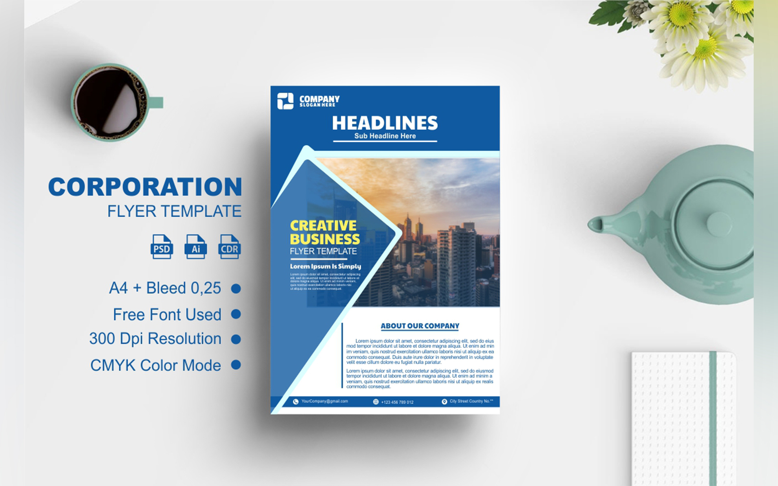 Headline Business Flyer Design