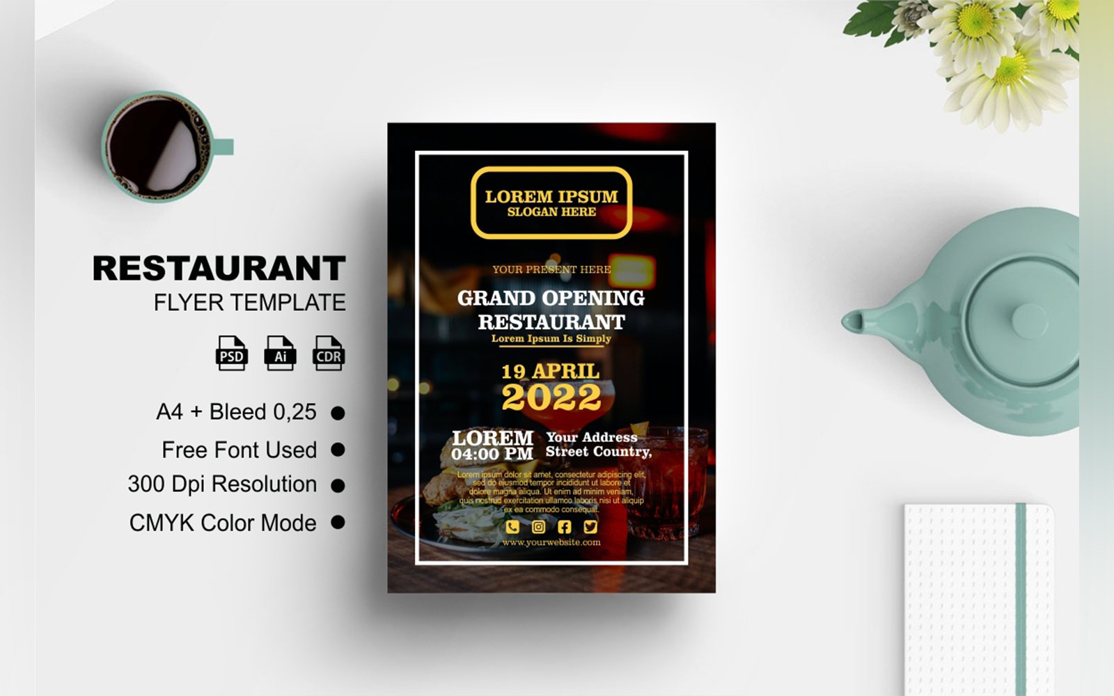 Grand Opening Restaurant Flyer