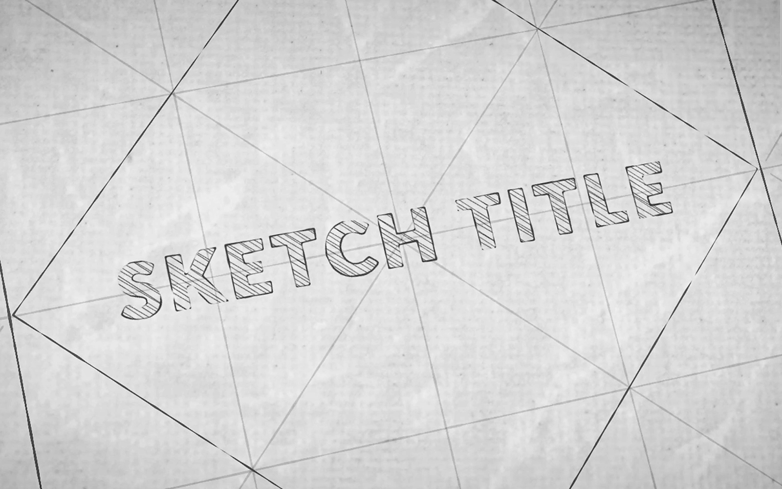 Sketch Hand Draw Title Intro - MOGRT