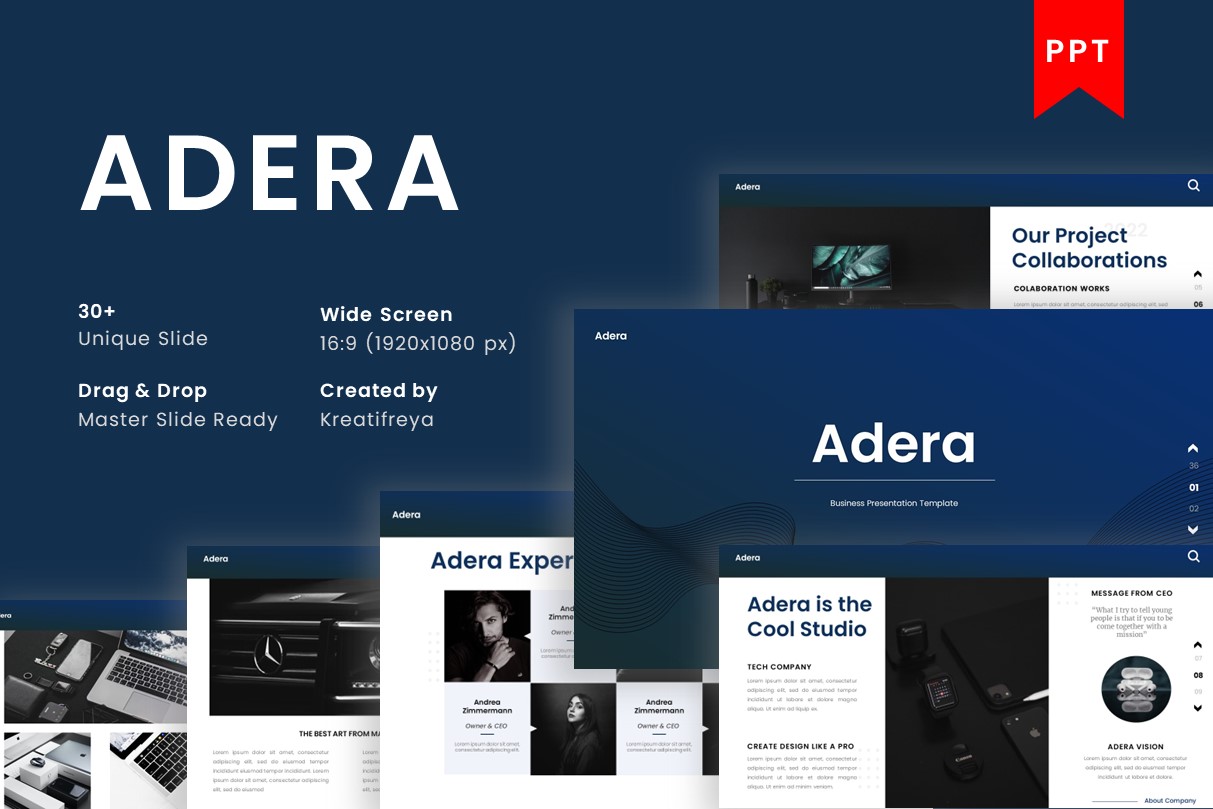 Adera - Business PowerPoint Template