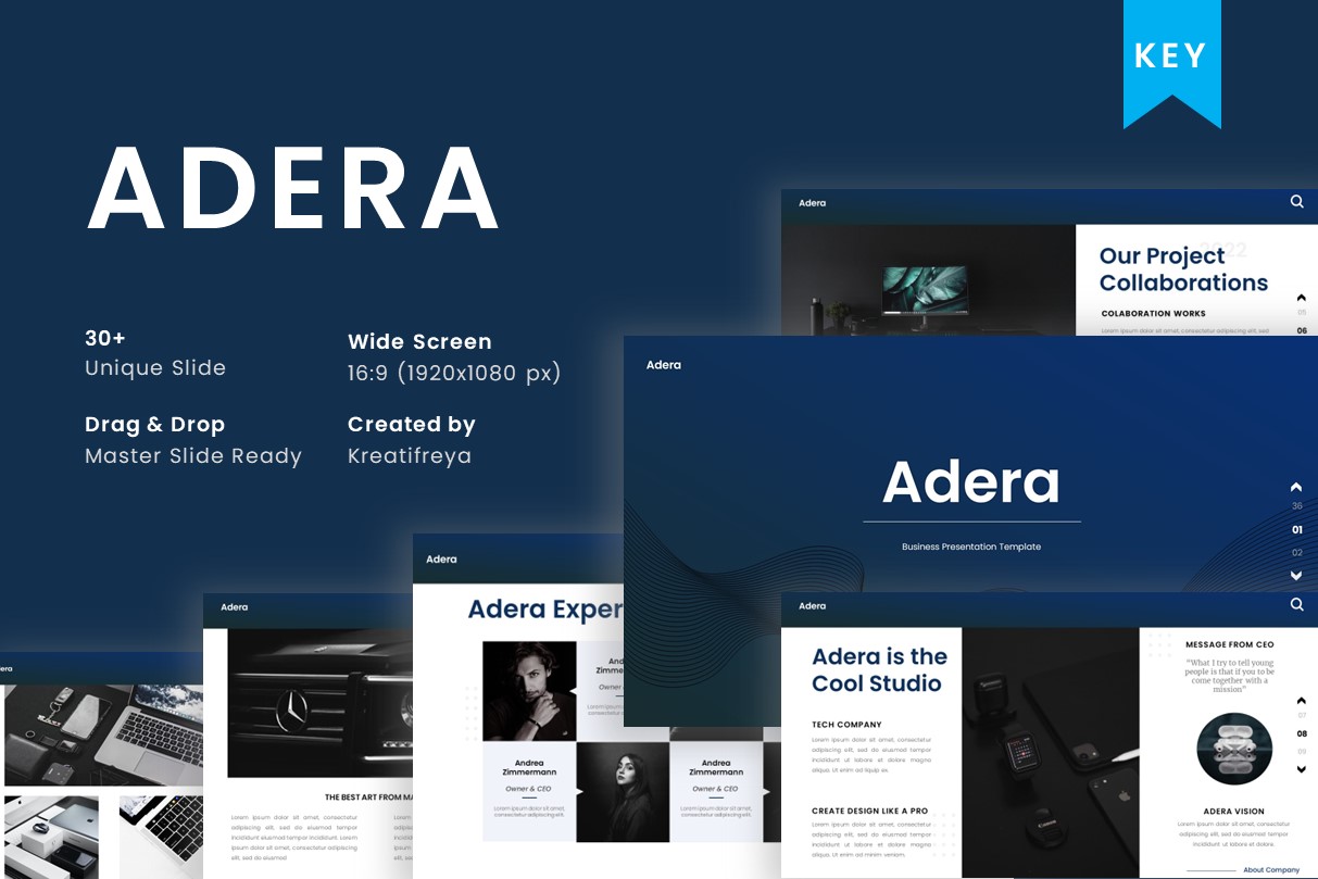 Adera - Business Keynote Template