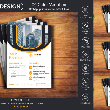 Design Flyer Corporate Identity 275191