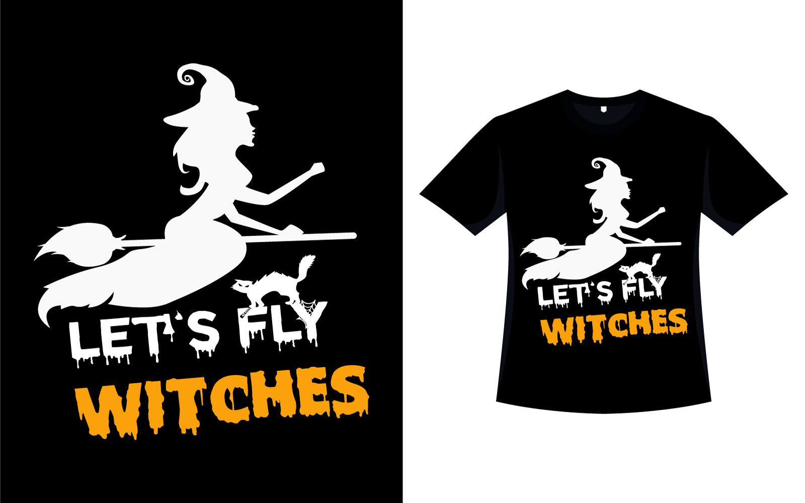 Halloween Scary T-shirt Design for Women