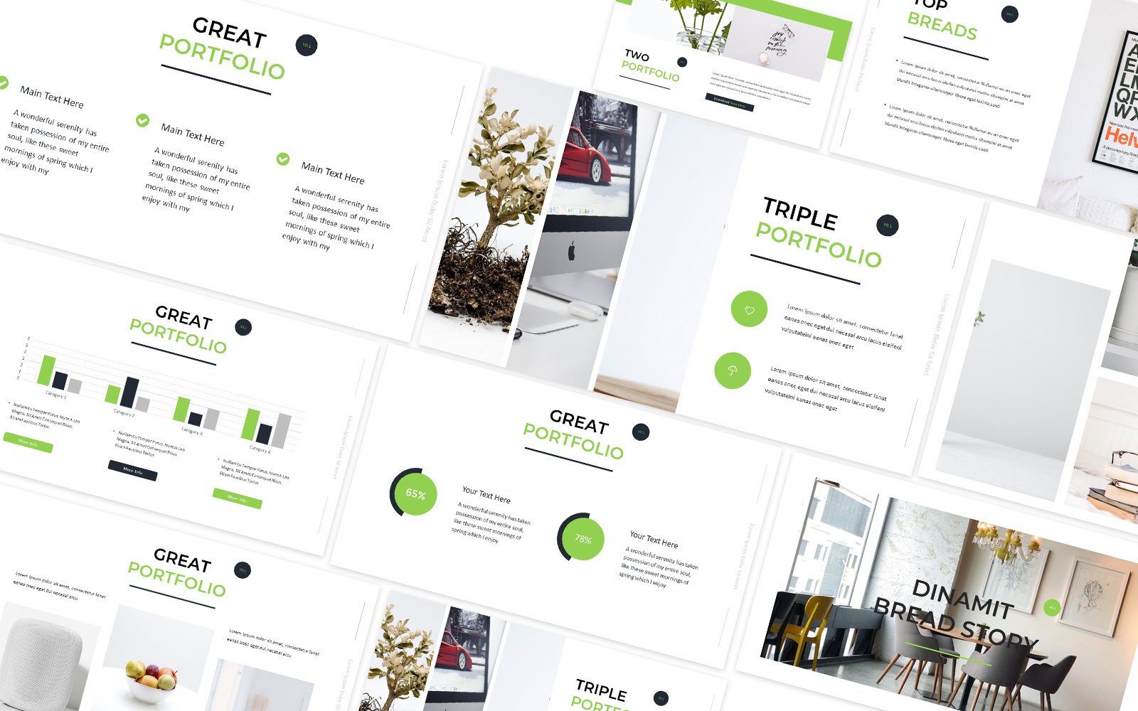 Dinamit Bread Story Powerpoint Template