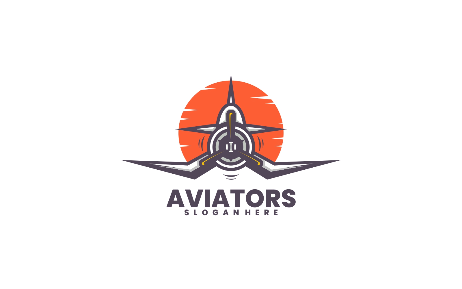 Aviation Simple Logo Style