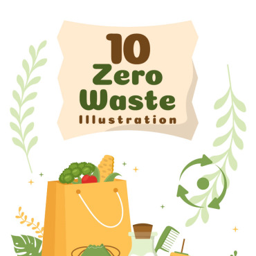 Zero Waste Illustrations Templates 275441