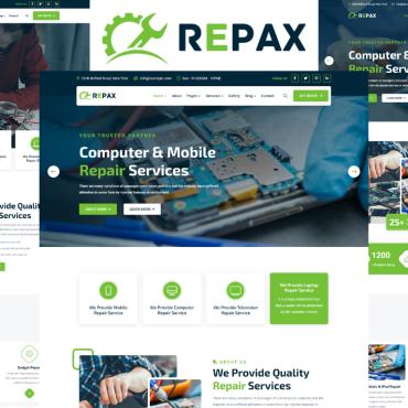Repair Computer Responsive Website Templates 275488