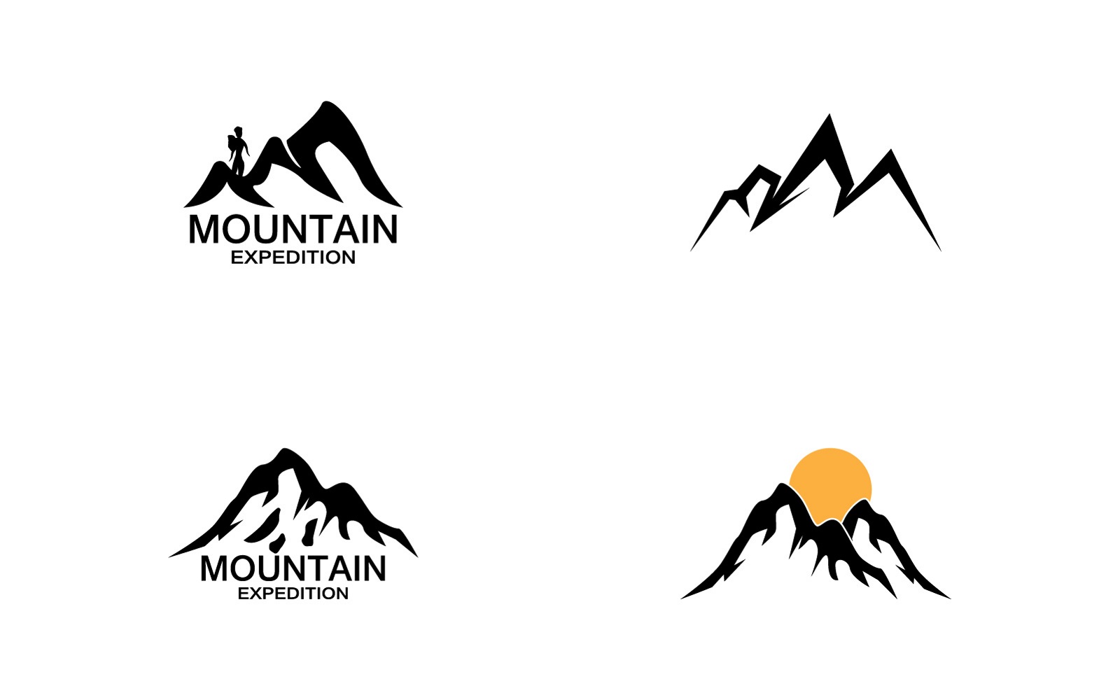 Mountain logo Vector Template Illustration 21