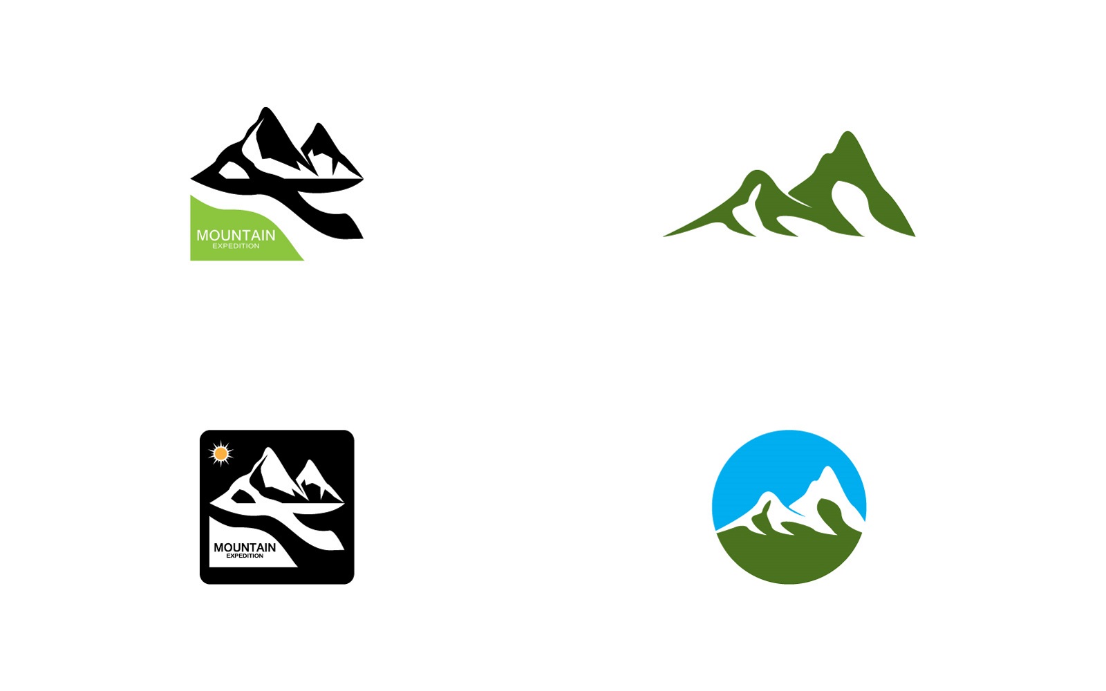 Mountain logo Vector Template Illustration 23