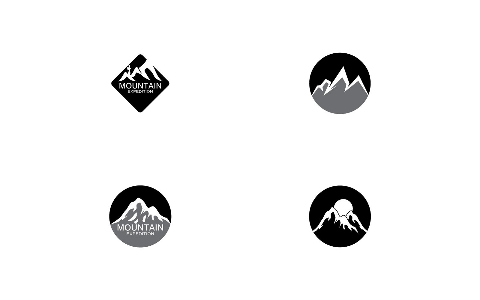 Mountain logo Vector Template Illustration 25