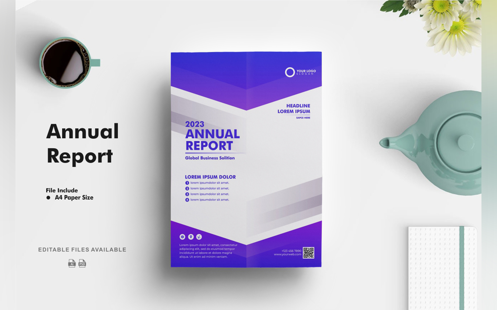 Annual Report Brochure Template 1