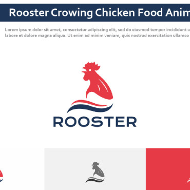 Crowing Chicken Logo Templates 275700