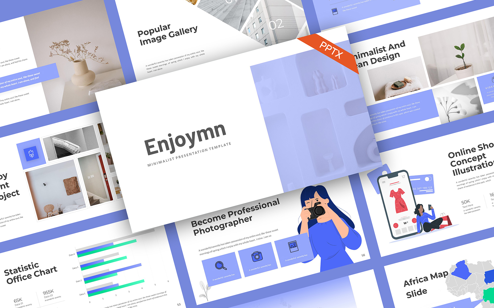 Enjoymn Minimalist PowerPoint Template