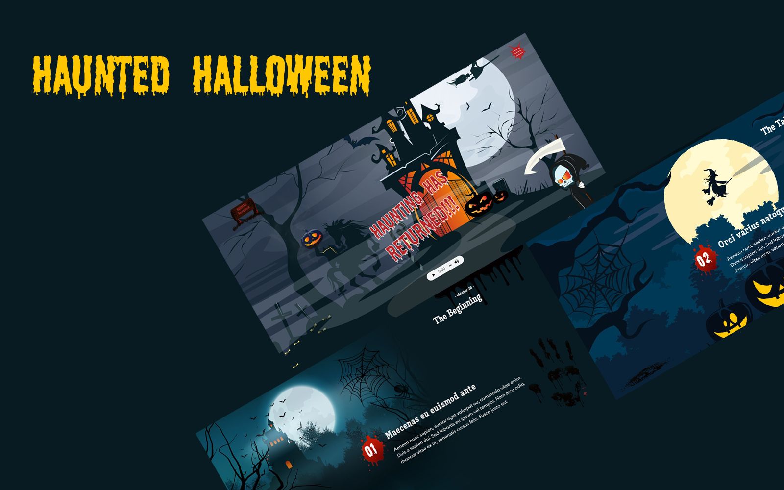 Haunted Halloween Wordpress Theme