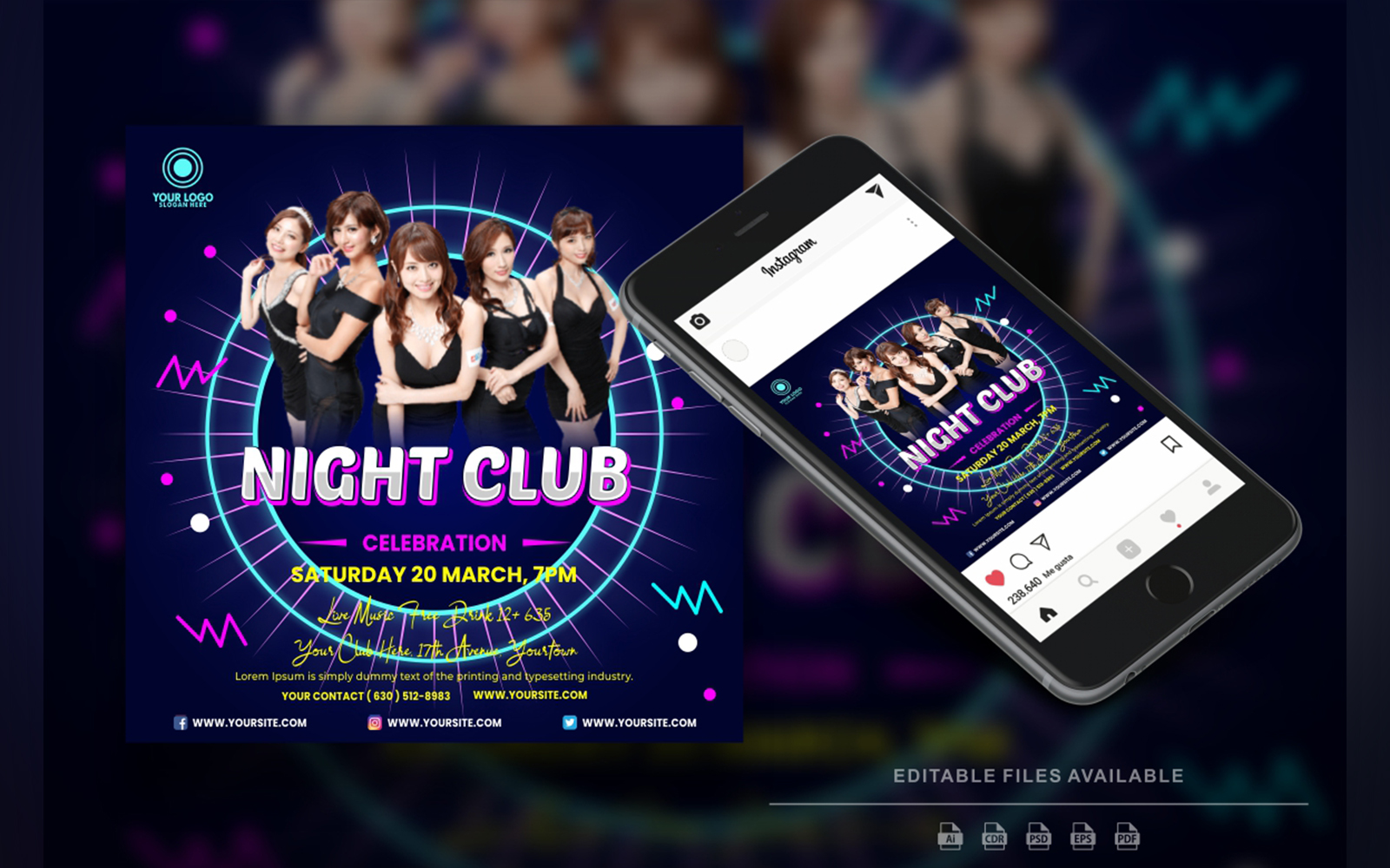 Night Club Flyer | Social Media