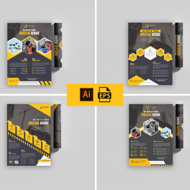 Construction Flyer Corporate Identity 275868