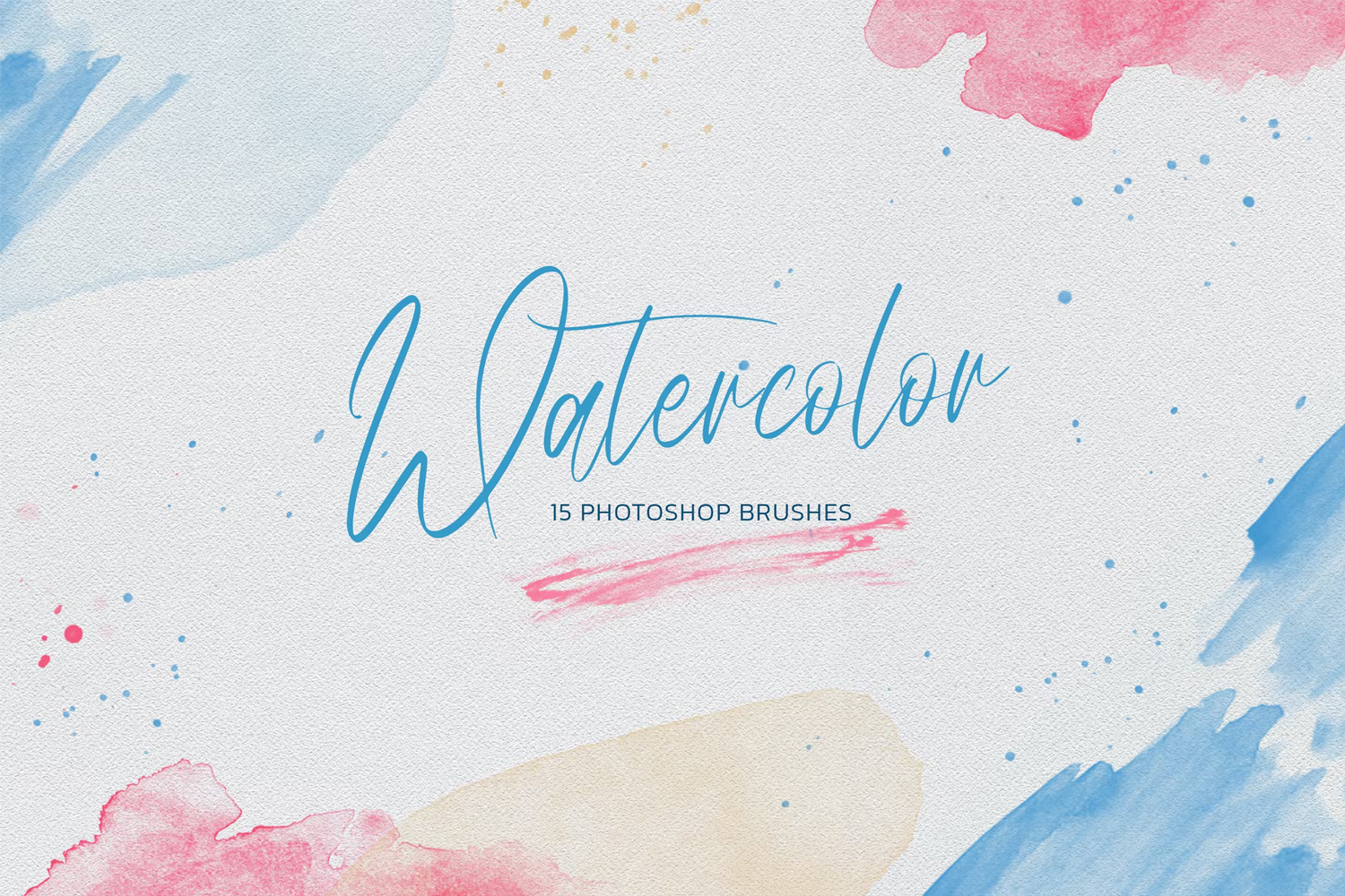 Watercolor Photoshop Brushes