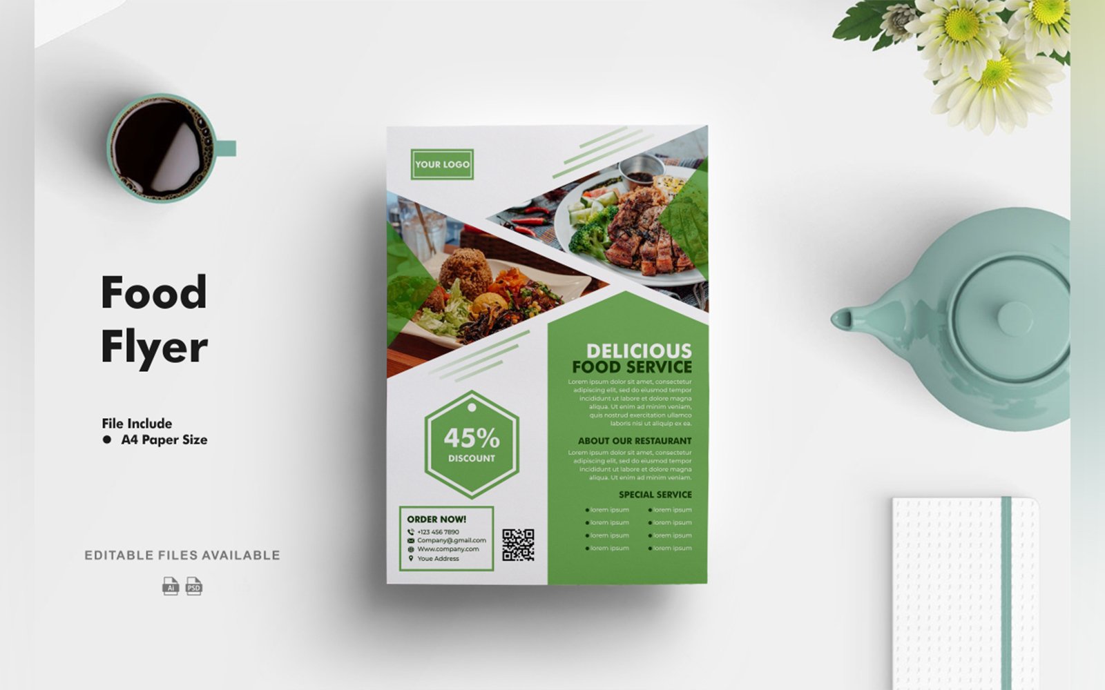 Food Flyer Design Template