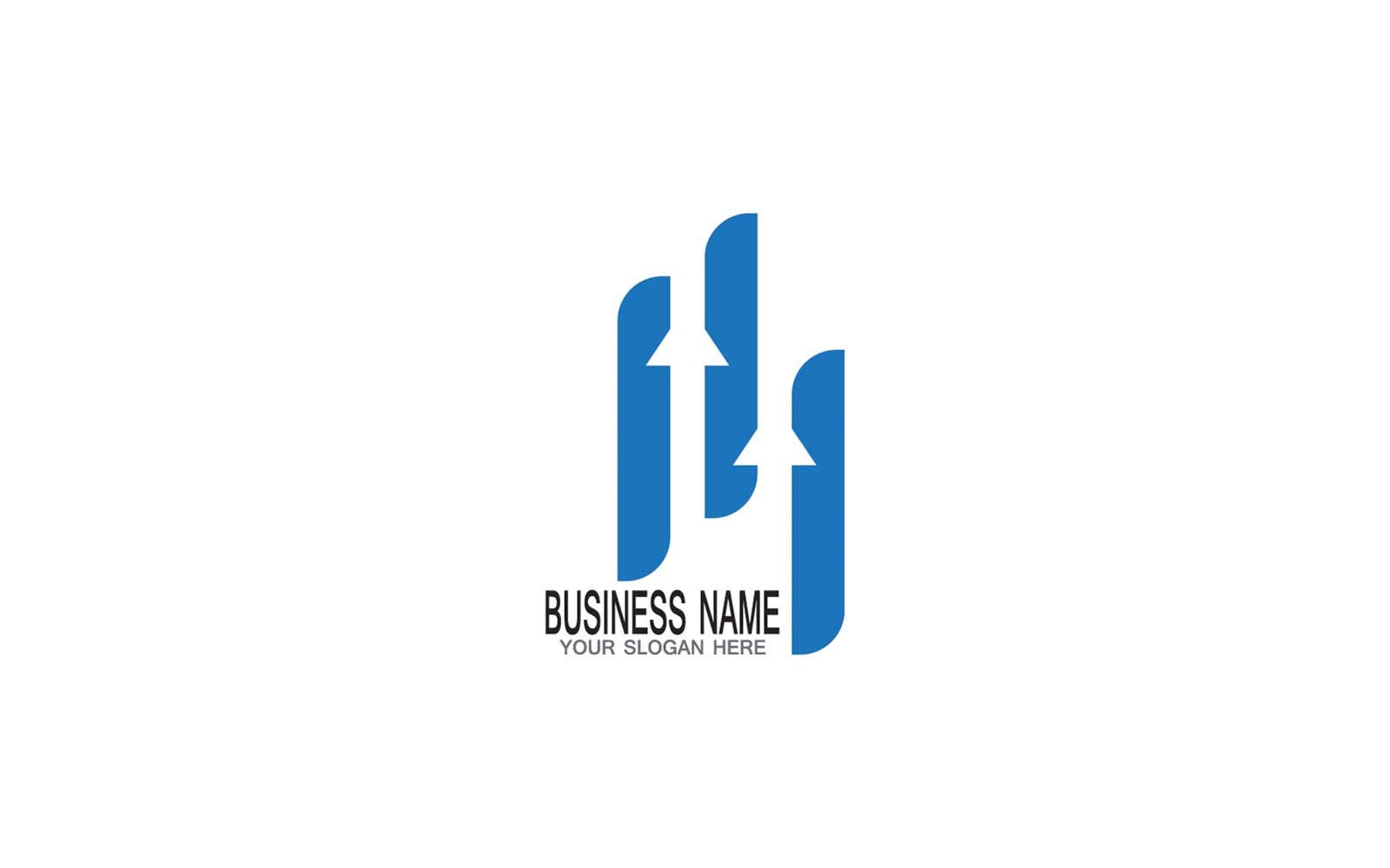 Business Investment Logo Design Template Vector 2
