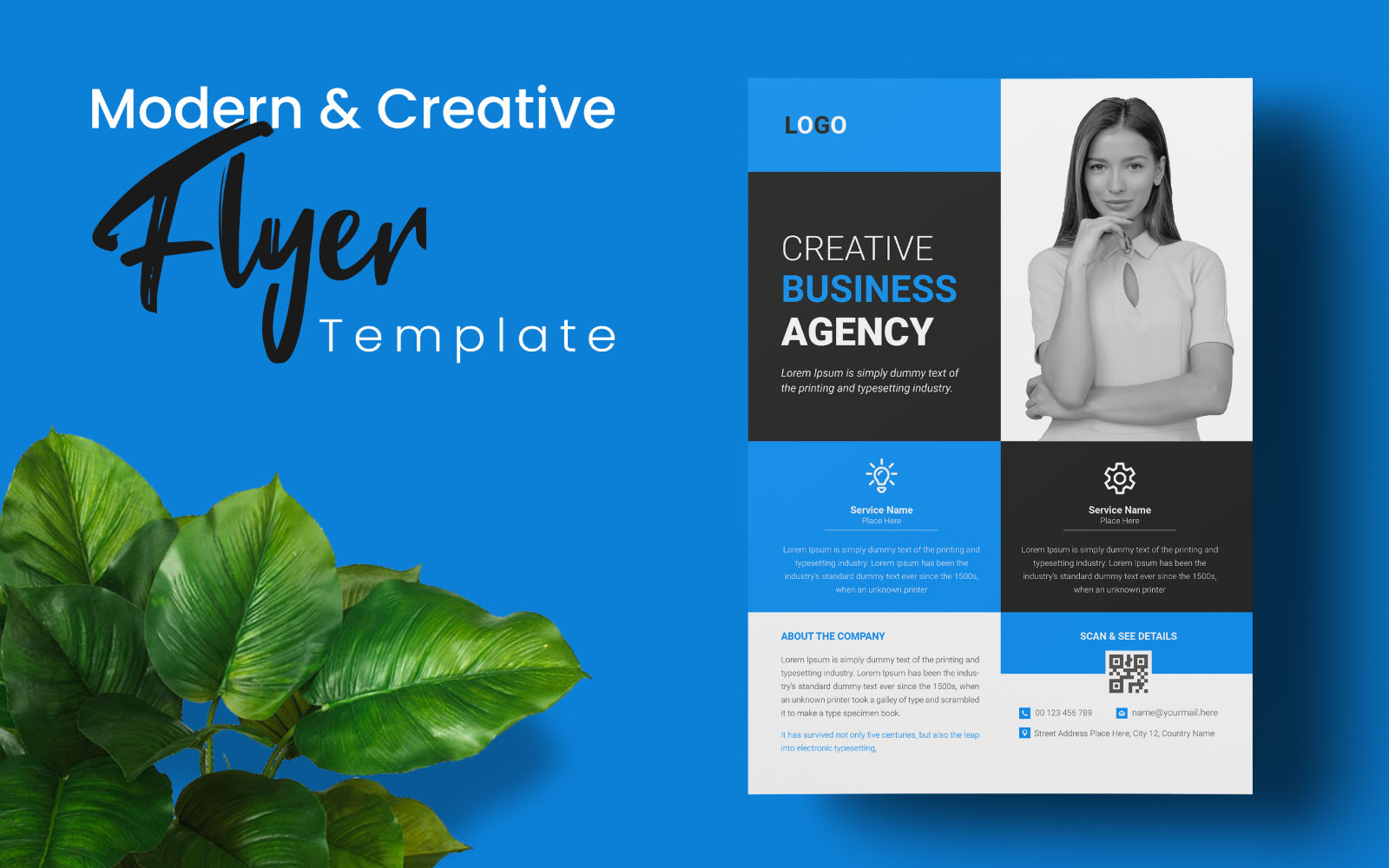 Clean and Modern Flyer Design Template