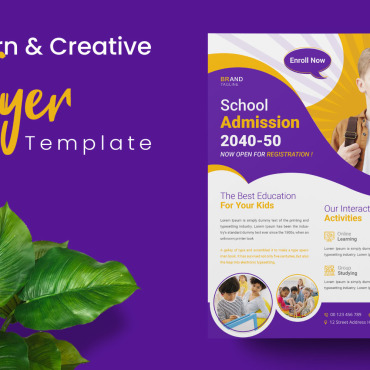 School Admission Corporate Identity 276128