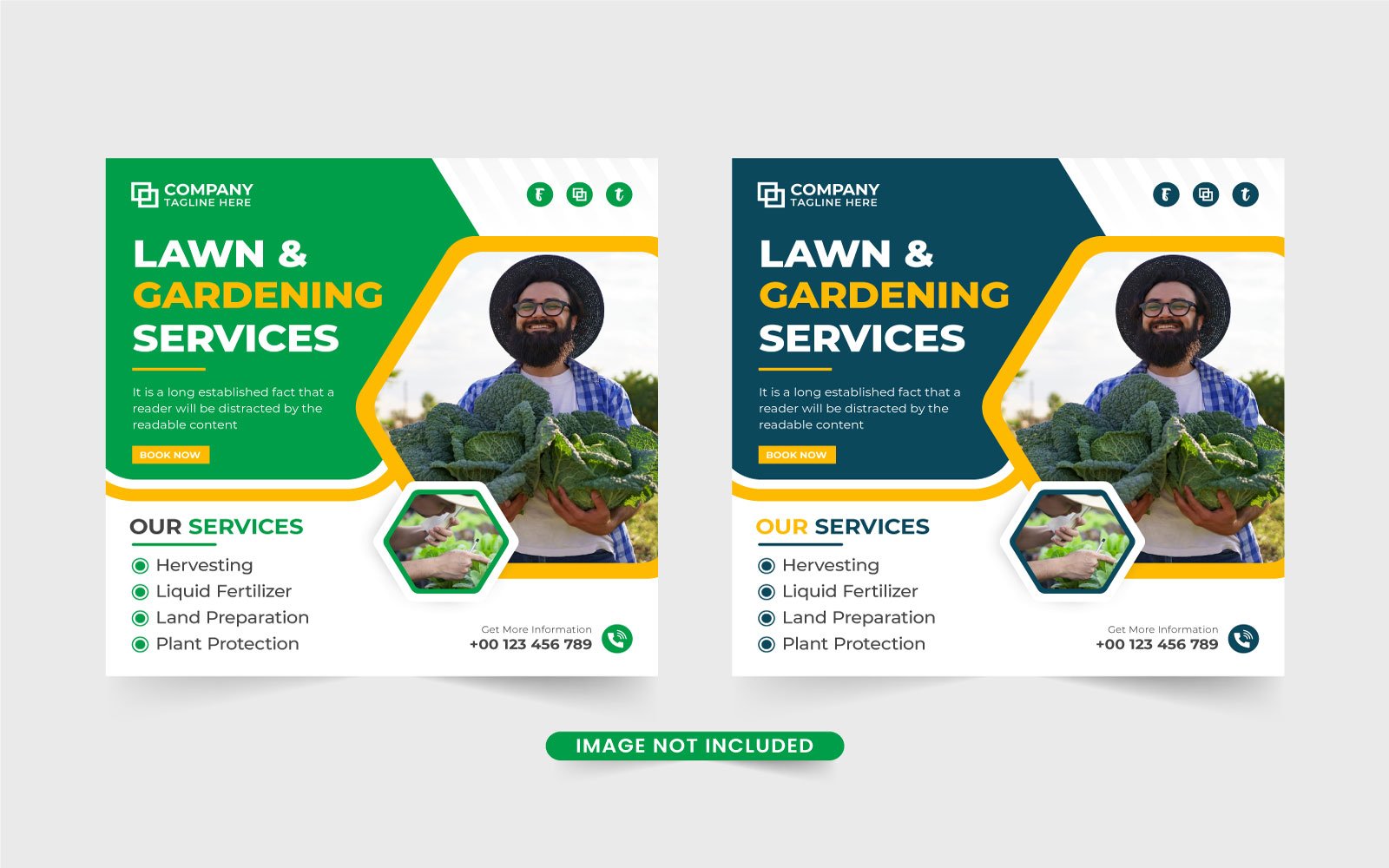 Farming business promotion template