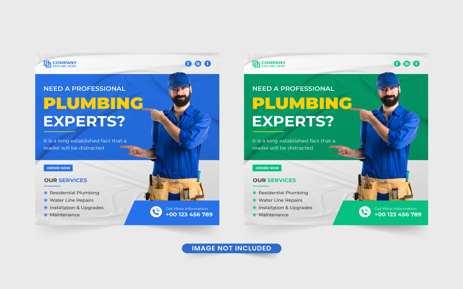 Plumber management service template