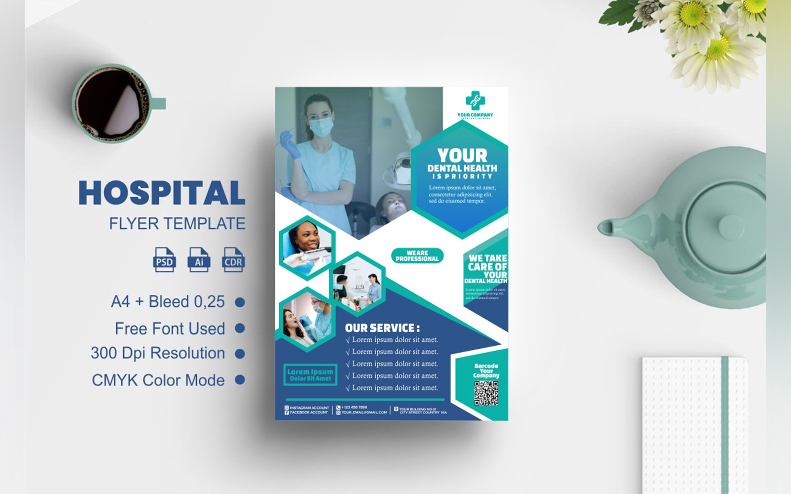 Dental Health Flyer Template