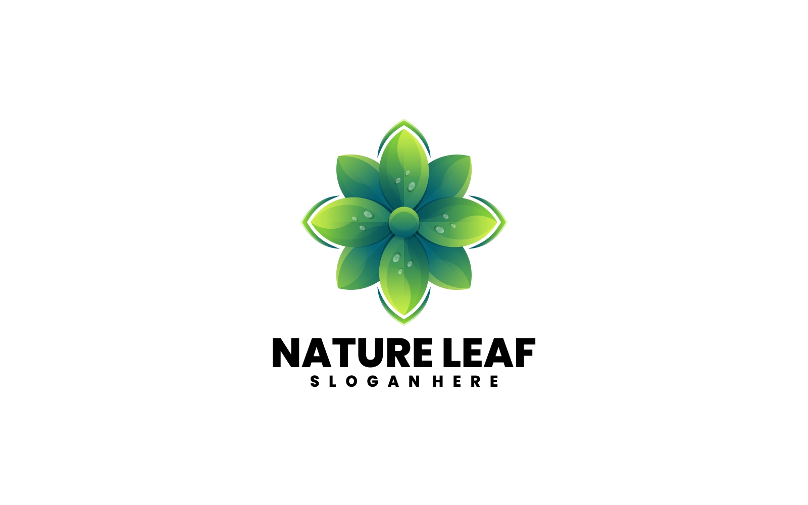 Nature Leaf Gradient Logo Vol.3