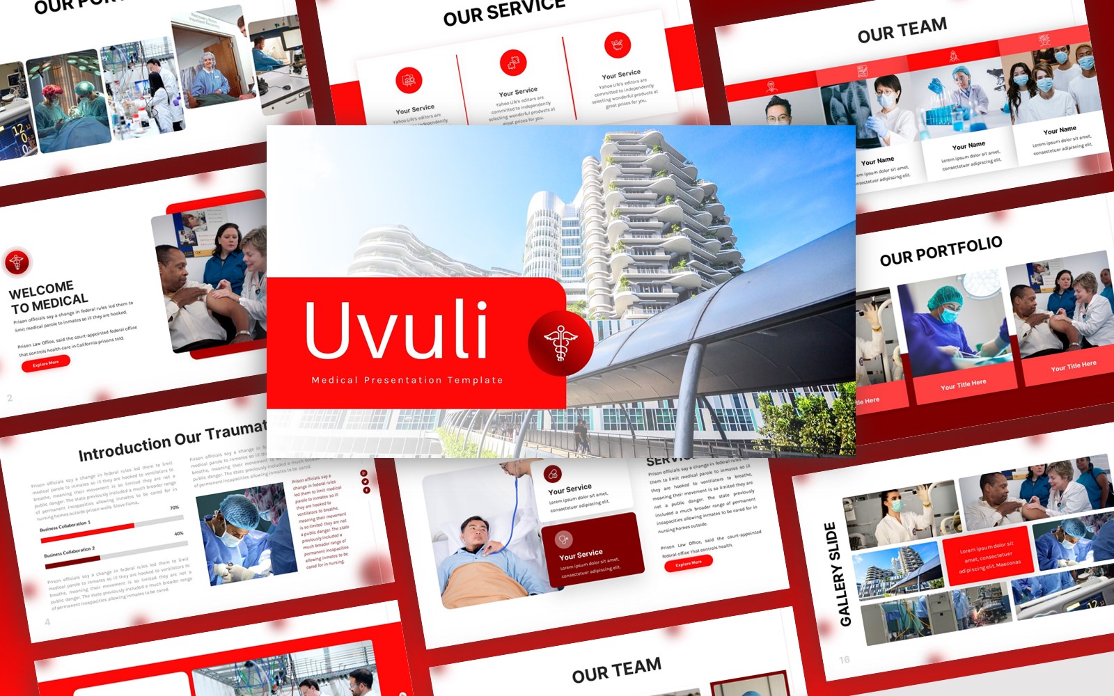 Uvuli - Medical Multipurpose PowerPoint Template