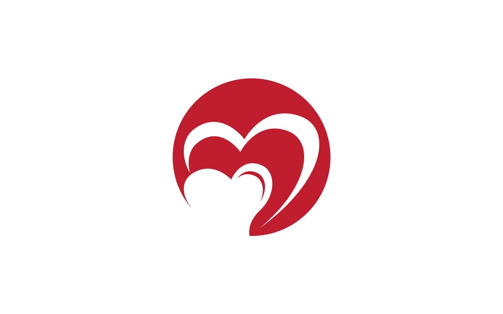 Love Heart Red Logo And Symbol 11