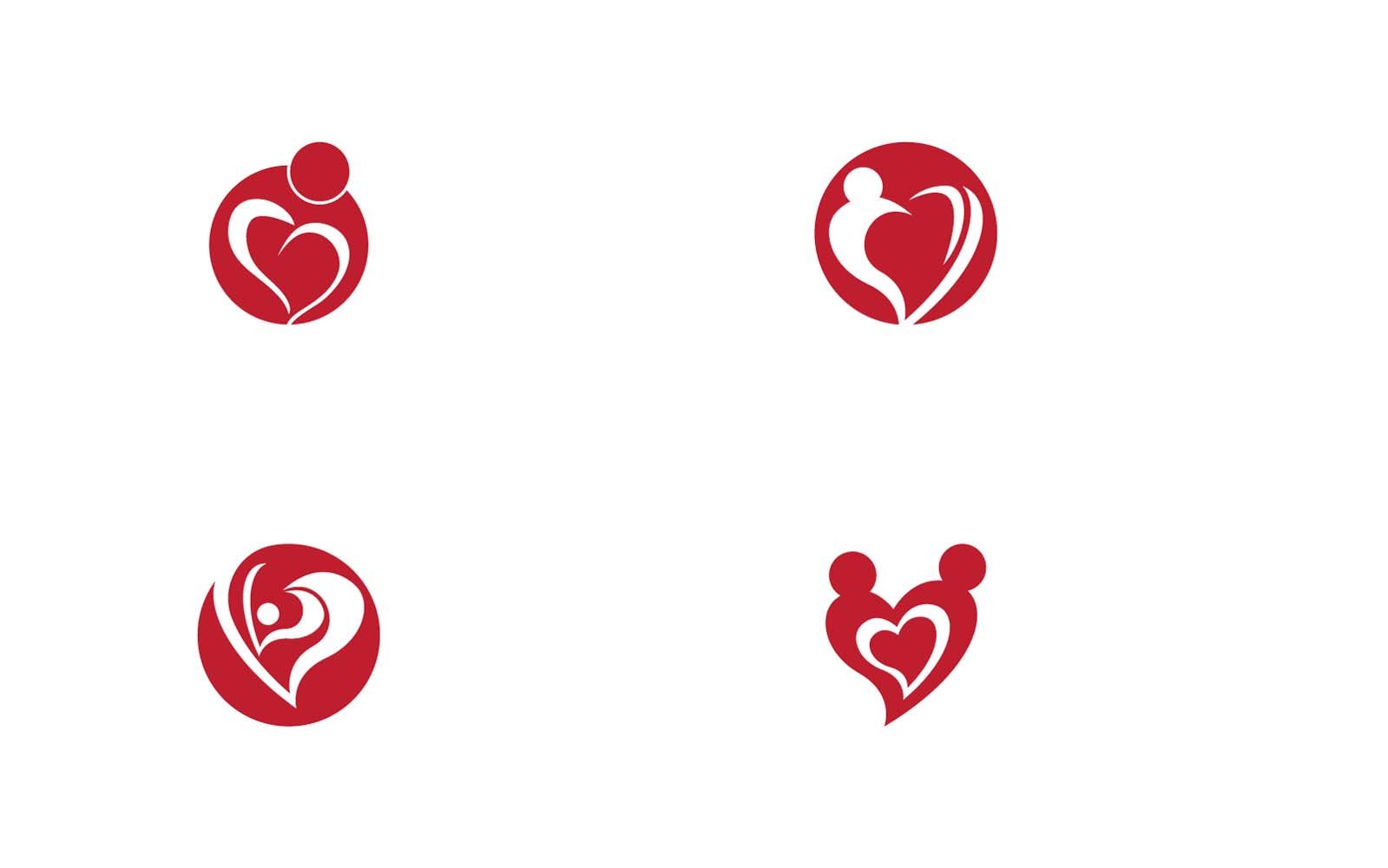 Love Heart Red Logo And Symbol 22