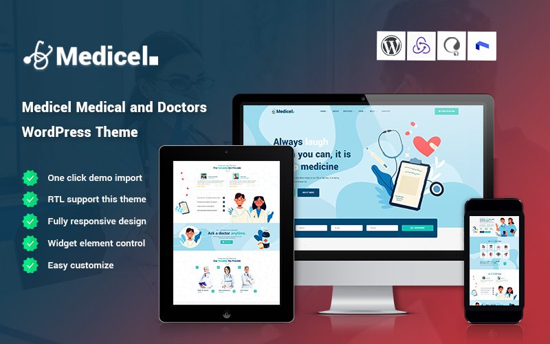 Medicel - Medical and Doctors WordPress Theme