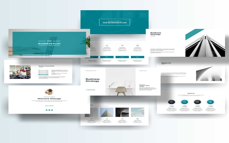 Business Powerpoint Presentation Template Vol_9