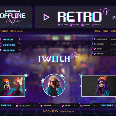 Twitch Overlay Social Media 276575