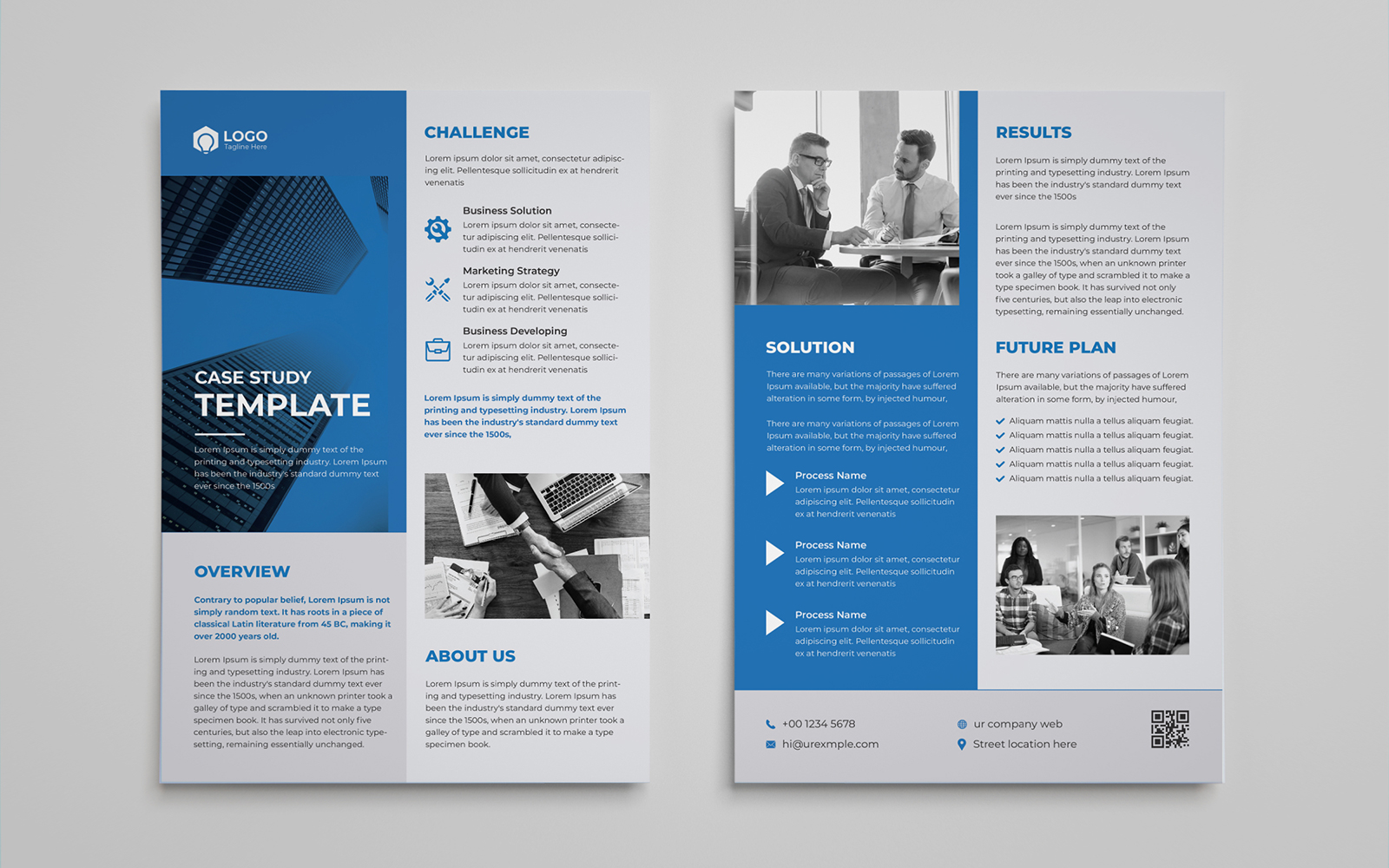 Corporate Creative Case Study Template